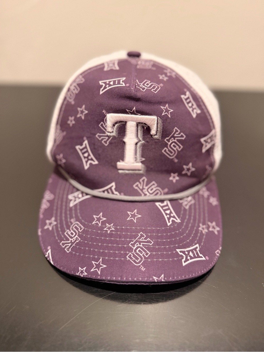 Kansas State Wildcats Big 12 Championship commemoration rope hat.